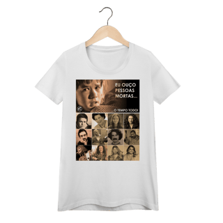 Nome do produto Camiseta Baby Long Eu ouço pessoas mortas...O tempo todo! Versão 24