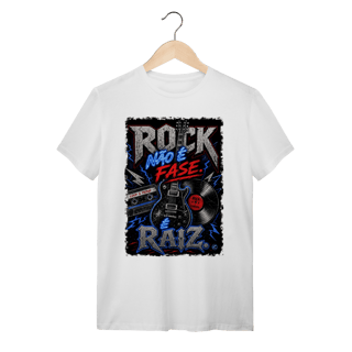 Nome do produto Camiseta Rock não é Fase, é Raiz