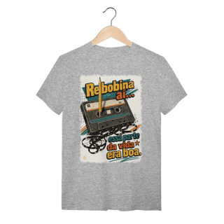 Nome do produto Camiseta Rebobina ai