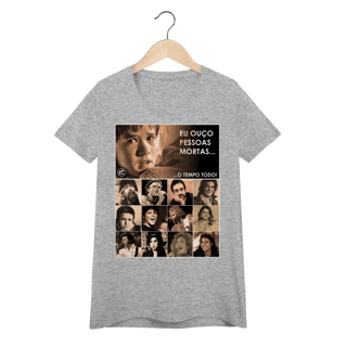 Nome do produto Camiseta Baby Long Eu ouço pessoas mortas...O tempo todo! Versão 23