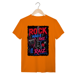 Nome do produto Camiseta Rock não é Fase, é Raiz