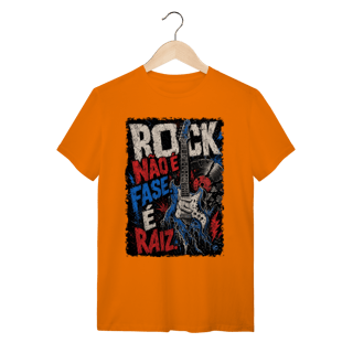 Nome do produto Camiseta Rock não é Fase, é Raiz