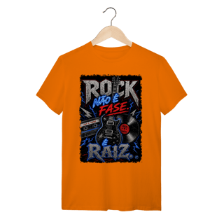 Nome do produto Camiseta Rock não é Fase, é Raiz