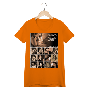 Nome do produto Camiseta Baby Long Eu ouço pessoas mortas...O tempo todo! Versão 23