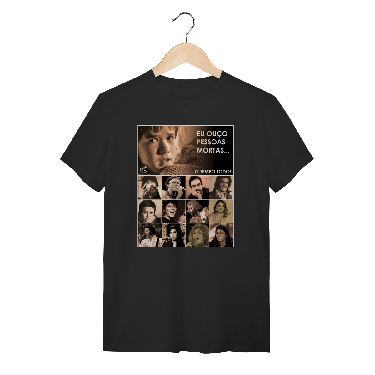 Nome do produto: Camiseta Eu ouço pessoas mortas...O tempo todo! Versão 23