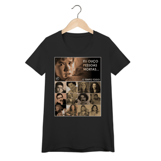 Nome do produto Camiseta Baby Long Eu ouço pessoas mortas...O tempo todo! Versão 24