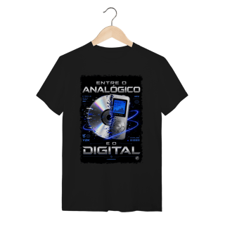 Nome do produto Camiseta entre o analógico e o digital - anos 2000