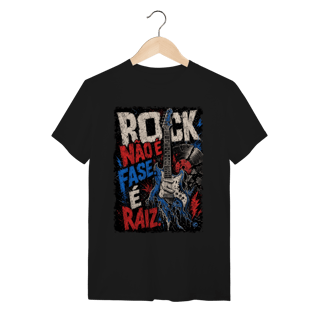 Nome do produto Camiseta Rock não é Fase, é Raiz