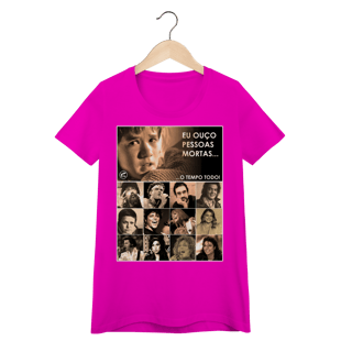 Nome do produto Camiseta Baby Long Eu ouço pessoas mortas...O tempo todo! Versão 23