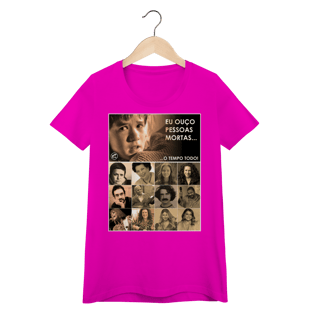 Nome do produto Camiseta Baby Long Eu ouço pessoas mortas...O tempo todo! Versão 24