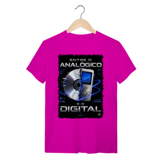 Nome do produto Camiseta entre o analógico e o digital - anos 2000