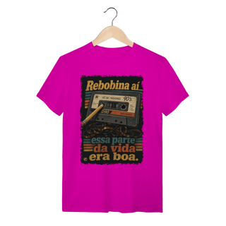 Nome do produto Camiseta Rebobina ai