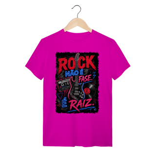 Nome do produto Camiseta Rock não é Fase, é Raiz