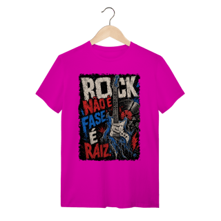 Nome do produto Camiseta Rock não é Fase, é Raiz