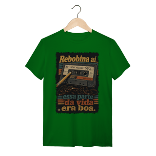Nome do produto Camiseta Rebobina ai