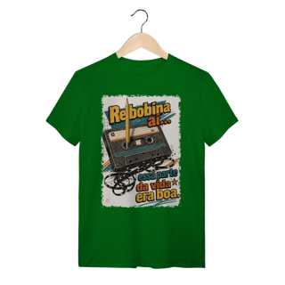 Nome do produto Camiseta Rebobina ai