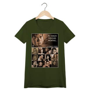 Nome do produto Camiseta Baby Long Eu ouço pessoas mortas...O tempo todo! Versão 25