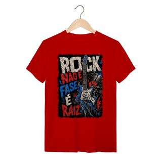 Nome do produto Camiseta Rock não é Fase, é Raiz