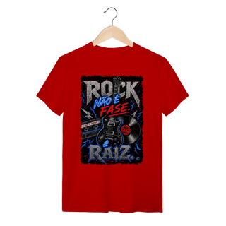 Nome do produto Camiseta Rock não é Fase, é Raiz