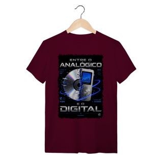 Nome do produto Camiseta entre o analógico e o digital - anos 2000
