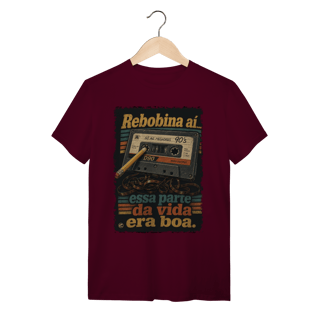 Nome do produto Camiseta Rebobina ai