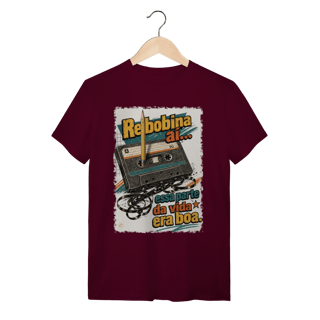 Nome do produto Camiseta Rebobina ai
