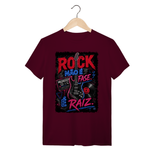 Nome do produto Camiseta Rock não é Fase, é Raiz