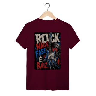 Nome do produto Camiseta Rock não é Fase, é Raiz