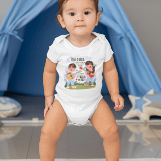 Nome do produtoBody Infantil “Pego a Viola” — Coleção Stênio Marcius