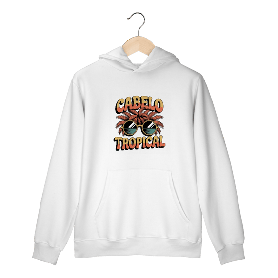 MOLETOM CANGURU - CABELO TROPICAL