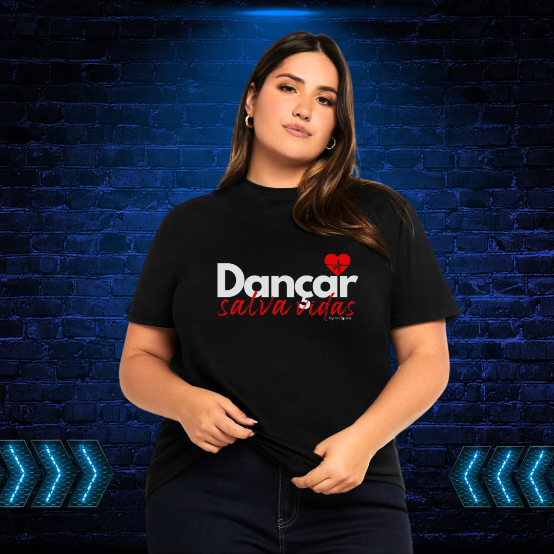 Nome do produto: Dançar salva vidas - Plus Size 