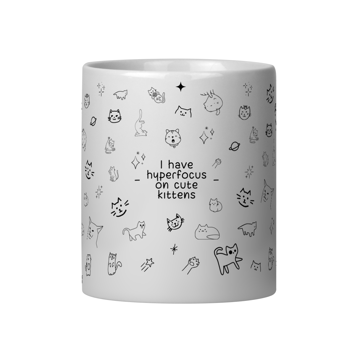 Nome do produto: Caneca Hyperfocus - Cute Kittens
