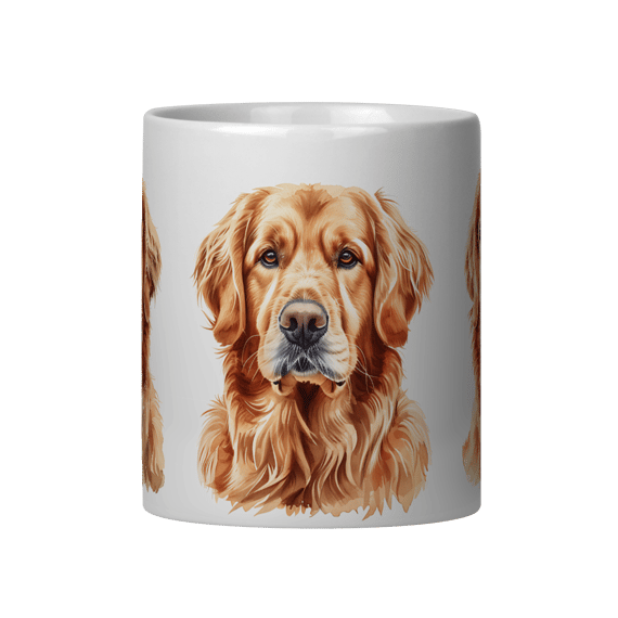 Caneca de Porcelana - Golden Retriever (ref 753)