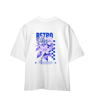 Nome do produto Camiseta Oversized - Retro blue