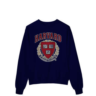 Nome do produto Moletom Prime Fechado - Havard University