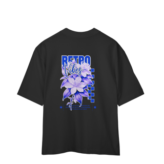 Nome do produto Camiseta Oversized - Retro blue