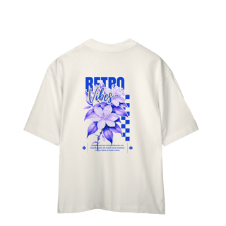 Nome do produto Camiseta Oversized - Retro blue