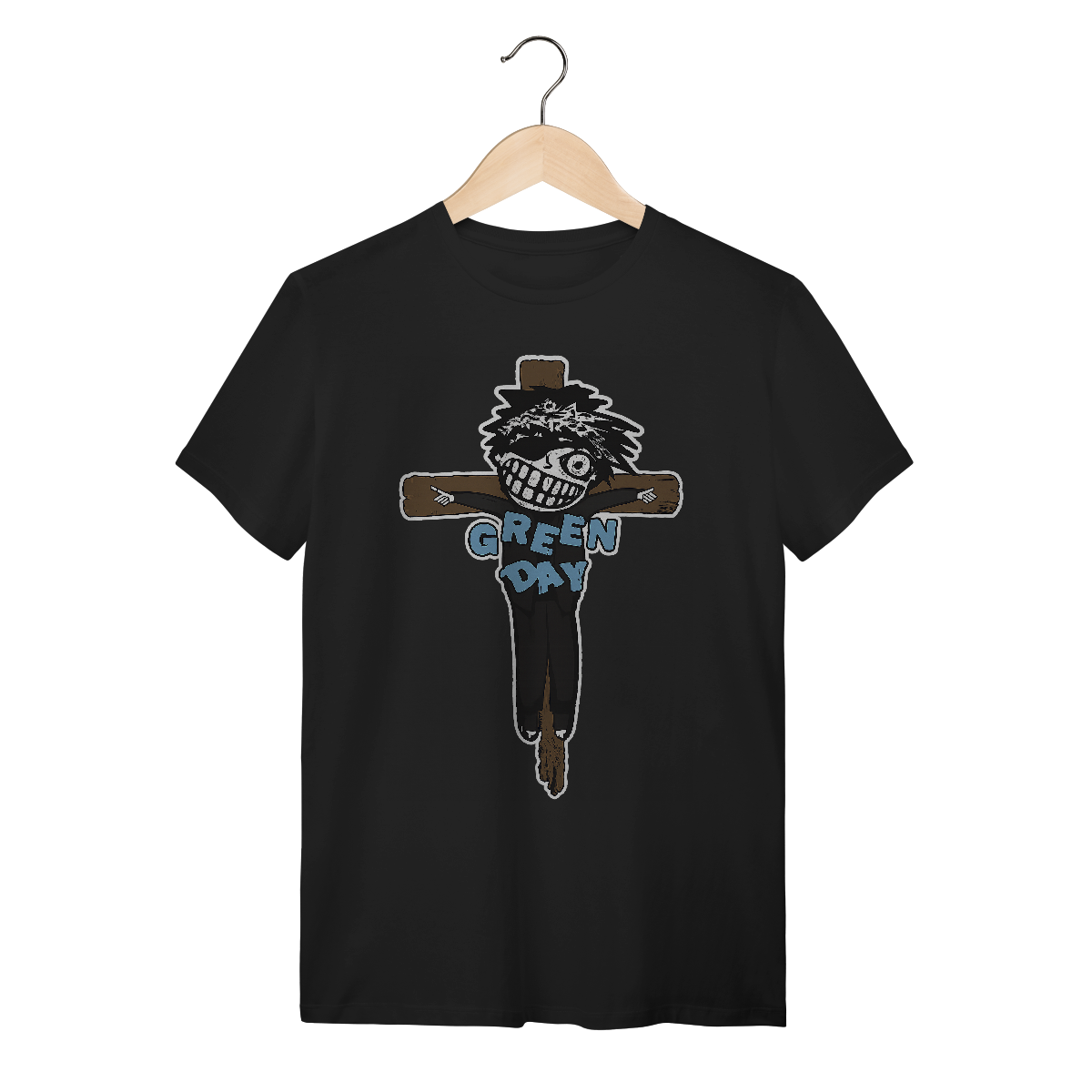 Nome do produto: Camiseta Green Day Savior St Jimmy Crucificado