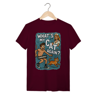 Nome do produto Camiseta  Oficial Whats My Cat Again Tomark