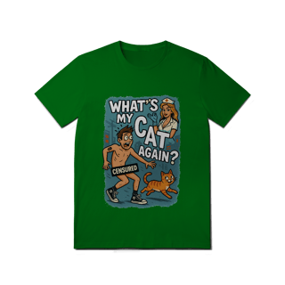 Nome do produto Camiseta  Oficial Whats My Cat Again Tomark