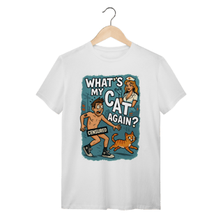 Nome do produto Camiseta  Oficial Whats My Cat Again Tomark