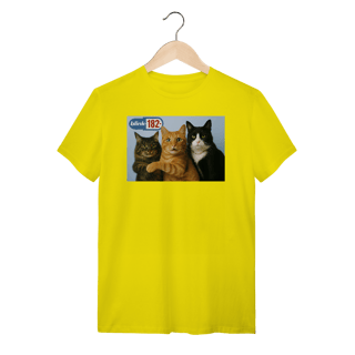 Nome do produto Camiseta  Gatos blink 182 Cats Of The State