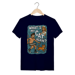 Nome do produto Camiseta  Oficial Whats My Cat Again Tomark