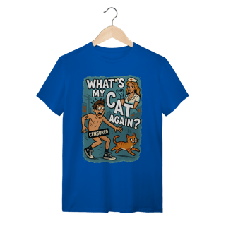 Nome do produto Camiseta  Oficial Whats My Cat Again Tomark