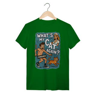 Nome do produto Camiseta  Oficial Whats My Cat Again Tomark
