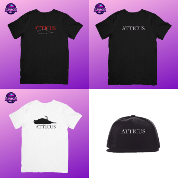 Kit Atticus – 3 Camisetas + 1 Boné Style Pop Punk PROMOÇÃO