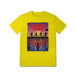 Nome do produto Camiseta Stranger Things Edição Limitada Logo Destacado Em Vermelho
