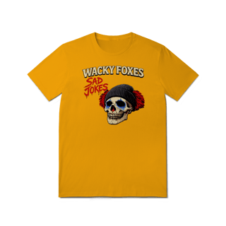 Nome do produto Camiseta oficial Wacky Foxes – Sad Jokes