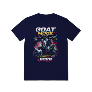 Nome do produto Camiseta Goat Mode Ano de jogo, Copa do Mundo 2026
