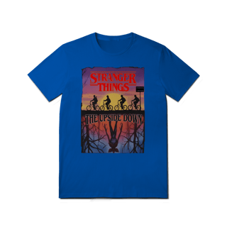 Nome do produto Camiseta Stranger Things Edição Limitada Logo Destacado Em Vermelho